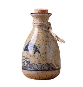 Ceramic Japanese Sake Bottle ~ #28