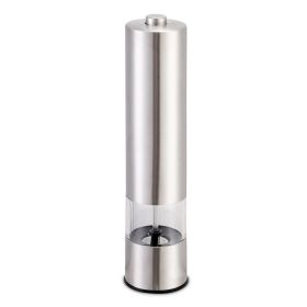 Stainless Steel Electric Salt & Pepper Grinder with Adjustable Coarseness