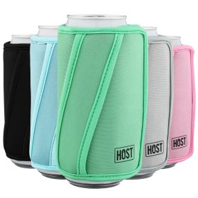 Insta-Chill Slim Can Sleeve in Green by HOST®