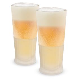 Glass FREEZE™ Beer Glass (set of two) by HOST®