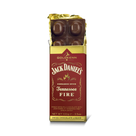 Jack Daniel's Fire Goldkenn Chocolate Bar