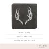 Antler Slate Coasters by Twine®