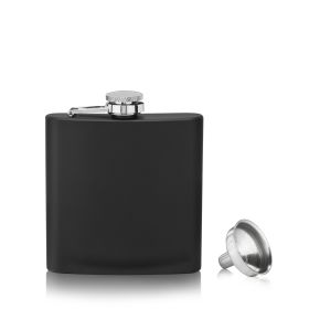 TrueFlask™: 6 oz Matte Black Flask by True