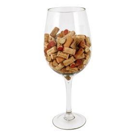 Big Bordeaux Glass: Cork Holder