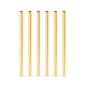 Gold Lowball Straws by Viski