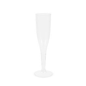 True Party 5.5 oz Plastic Champagne Flute, Set of 12