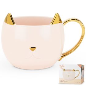 Chloe Pink Cat Mug