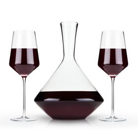 3-Piece Angled Crystal Bordeaux Set by Viski®