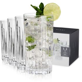 Reserve Milo Crystal Highball Glasses By Viski (set of 4)