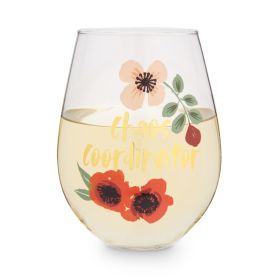 Chaos Coordinator 30 oz Stemless Wine Glass by Blush®