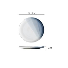 Gradient Nordic Ceramic Set (Option: 7.5inch Plates)