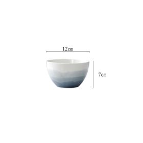 Gradient Nordic Ceramic Set (Option: 4.75inch Bowl)